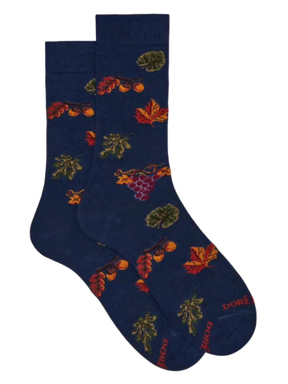 Doré Doré Grape Cluster Pattern Men's Socks