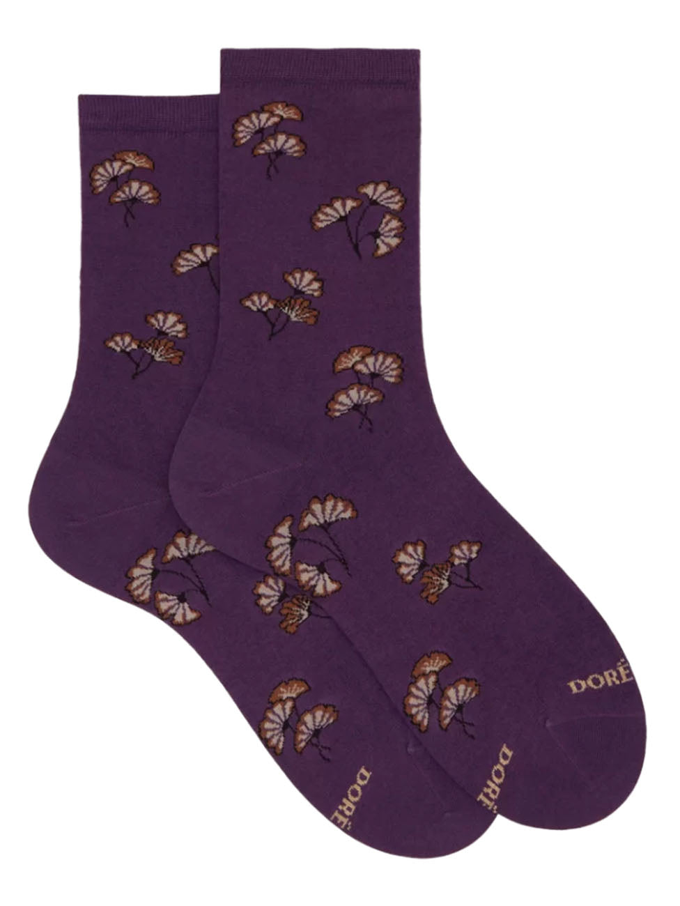 Doré Doré Floral Pattern Short Socks