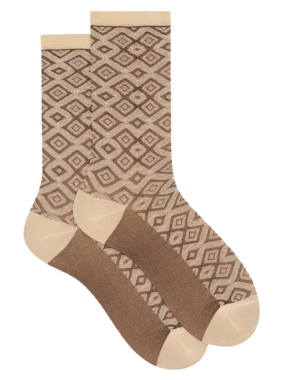 Doré Doré Diamond Pattern Women's Socks
