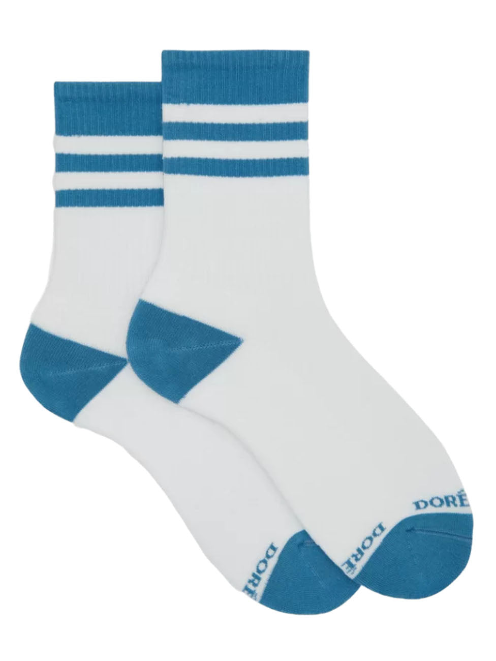 Doré Doré Striped Cotton Terry Women's Short Socks