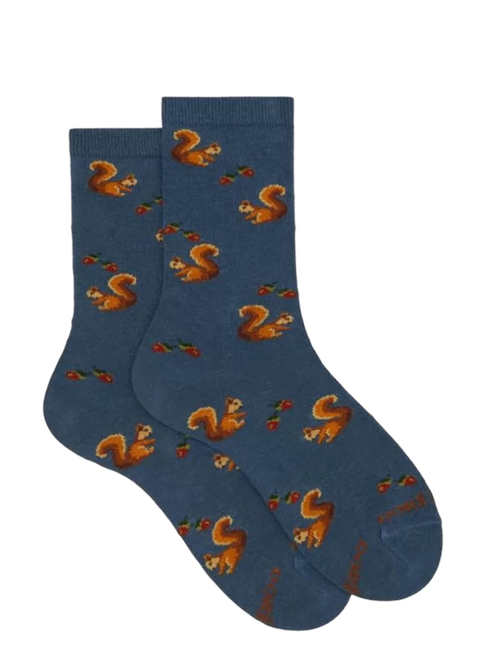 Doré Doré Squirrel and Acorn Women's Short Socks