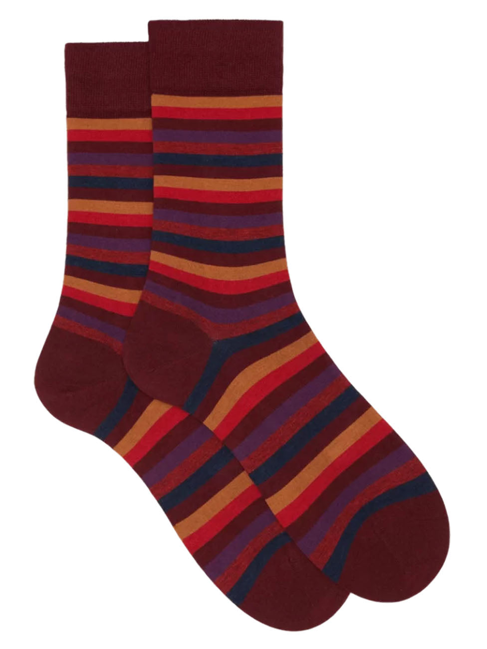 Doré Doré Even Colored Stripes Men's Socks