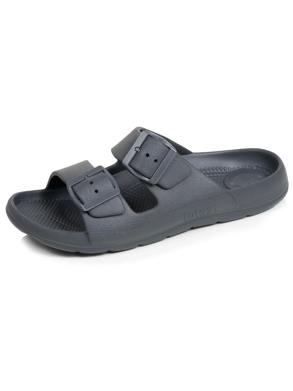 Isotoner Gris Ajustable Mules