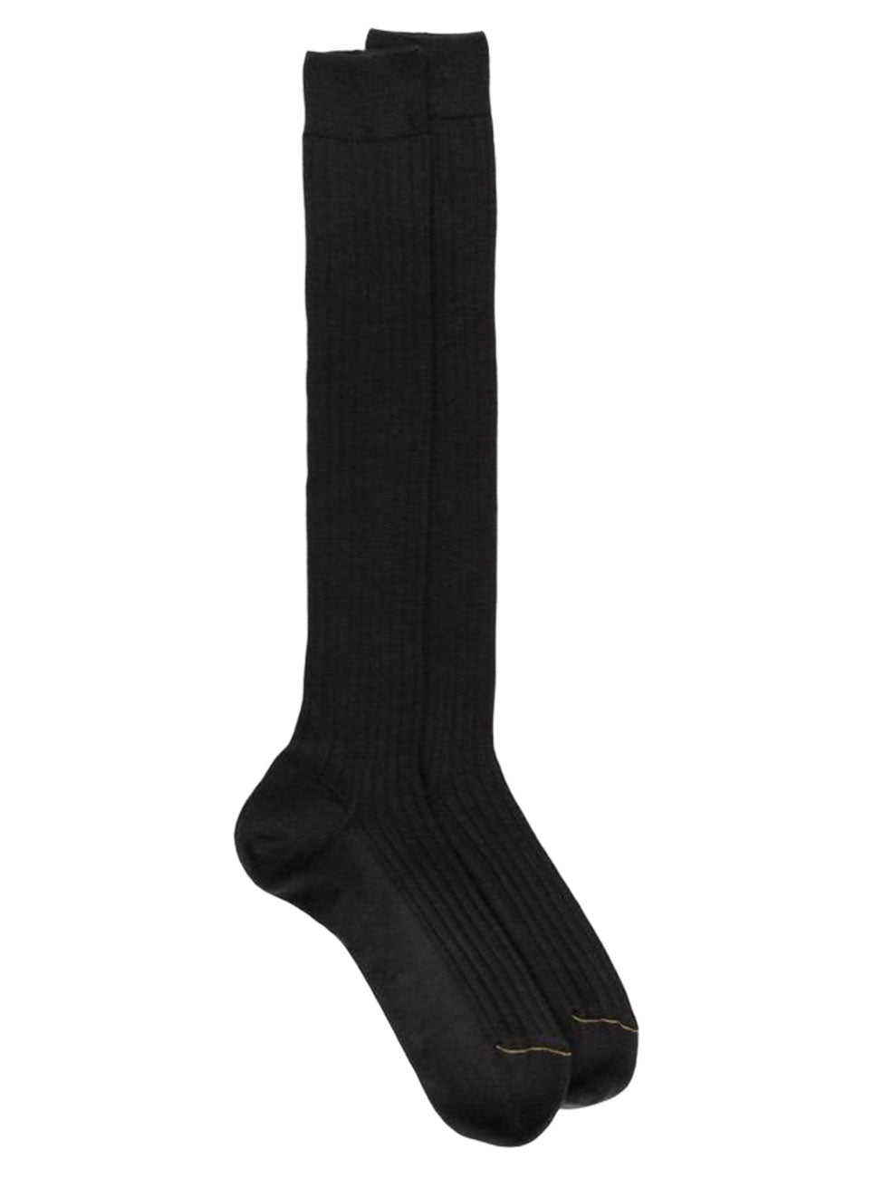 Doré Doré Men's Wool And Cashmere Ribbed Knee-High Socks