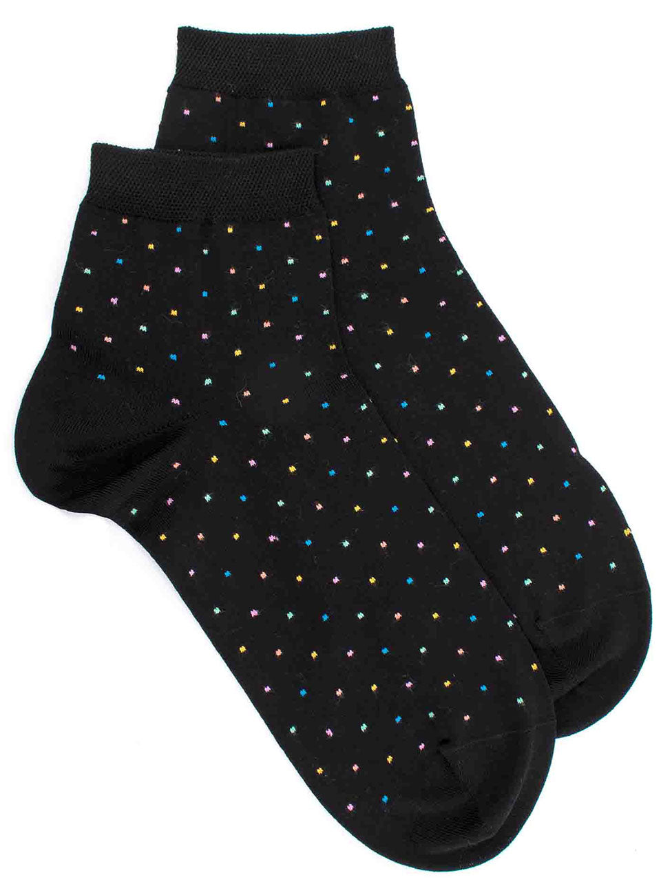 Doré Doré Cotton Socks With Micro Colored Dots