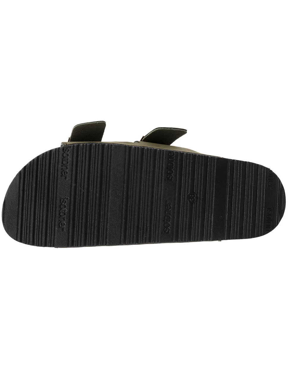 Isotoner Women's Double Strap Kaki Slippers