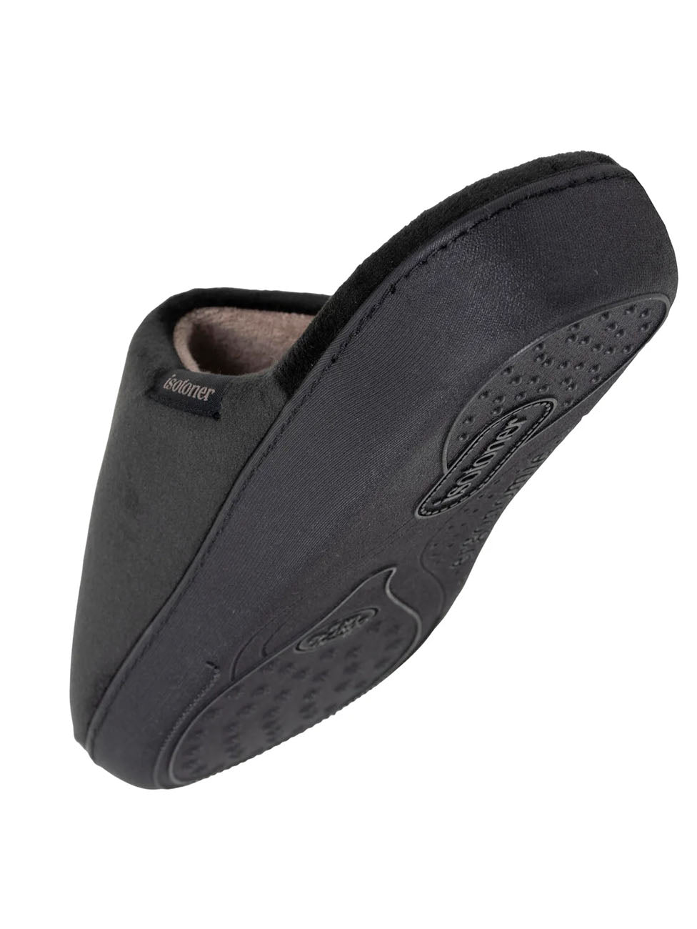 Isotoner Ergonomic Black Slippers