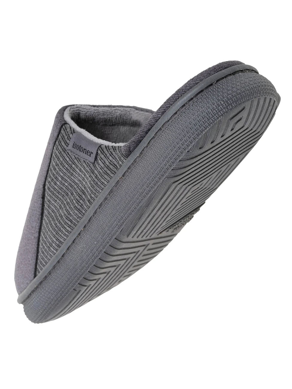 Isotoner Xtra Comfort Gris Chine Slippers