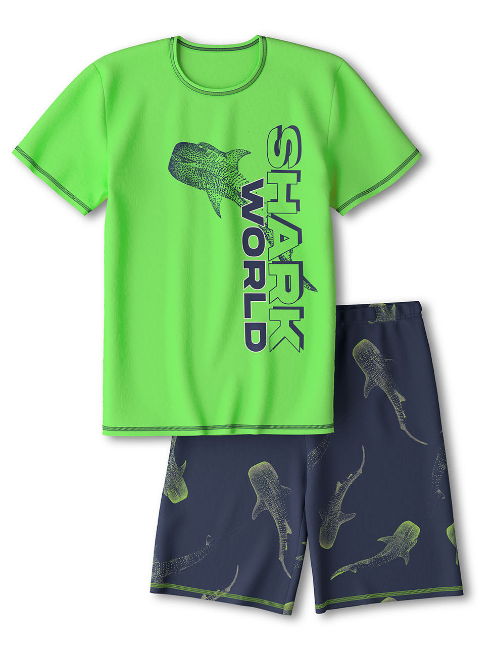 Calida Kids Shark Short Pyjamas