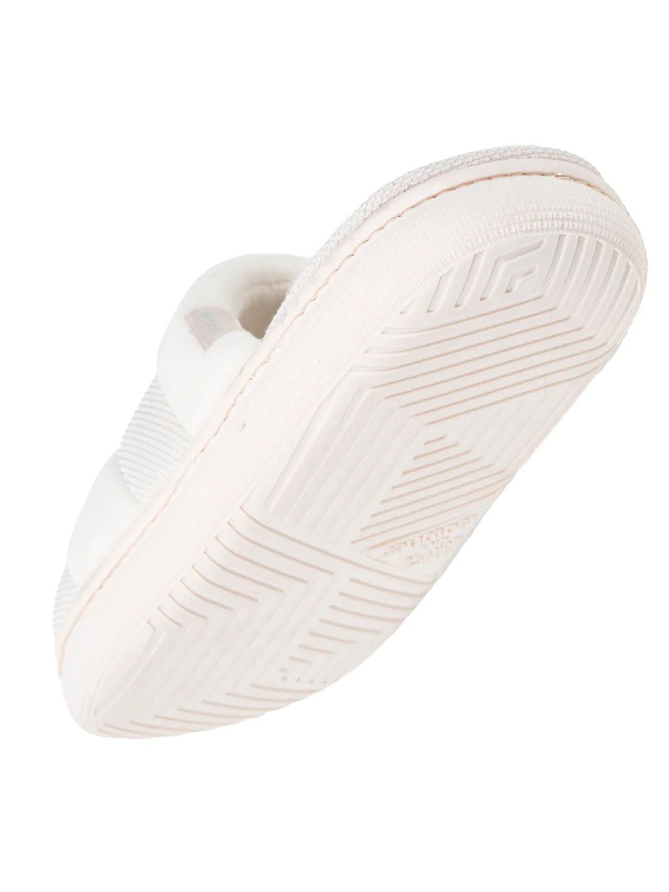 Isotoner Bloup Women's Ivory Two-Tone Mule Slippers