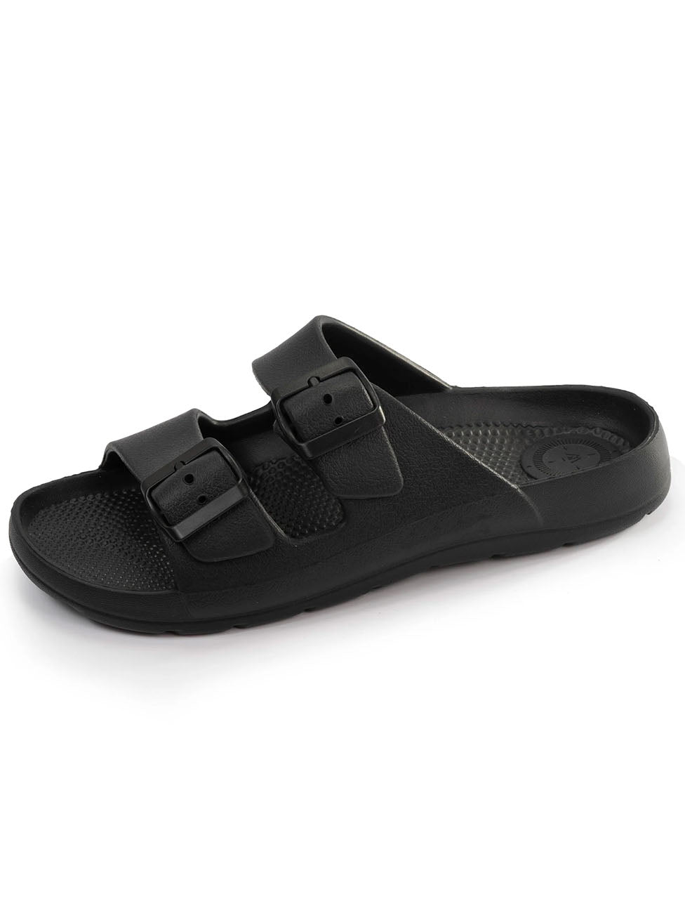 Isotoner Women's Adjustable Black Flip-Flops