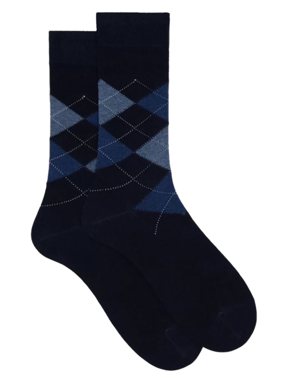 Doré Doré Three-color Patterned Short Socks