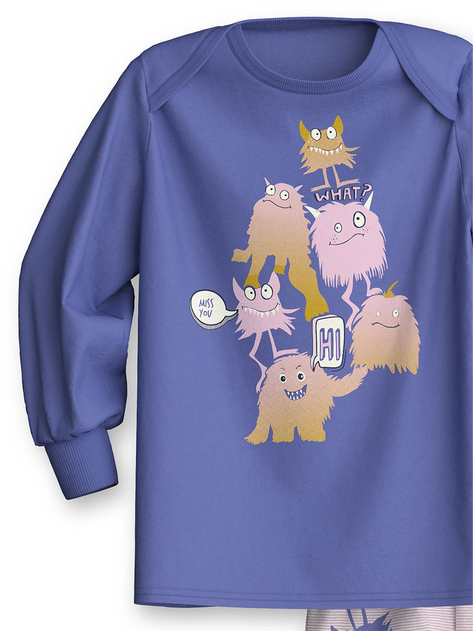 Calida Toddlers Monsters Cuffed Pyjama