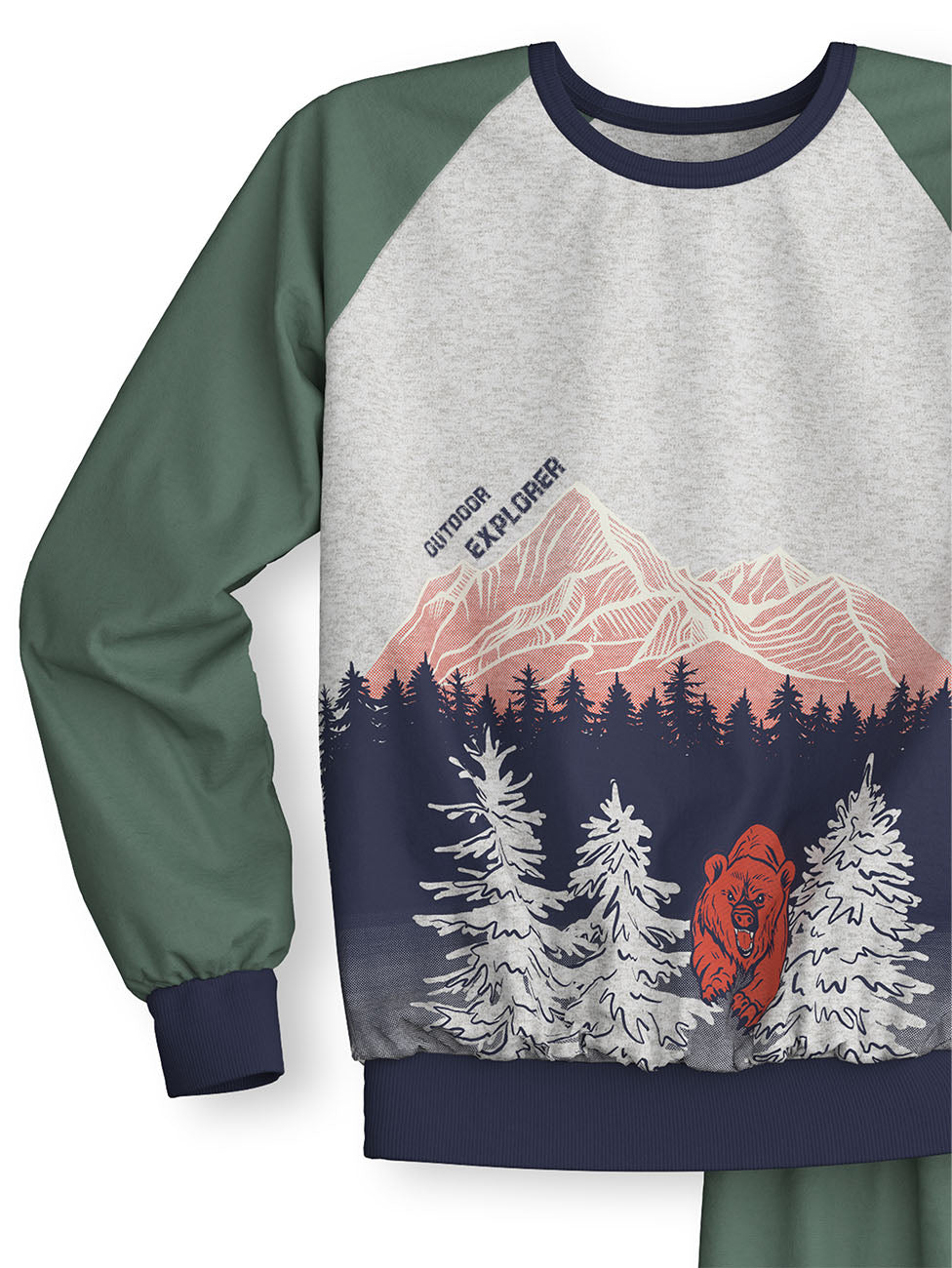 Calida Kids Outdoor Boys Pyjamas With Cuff