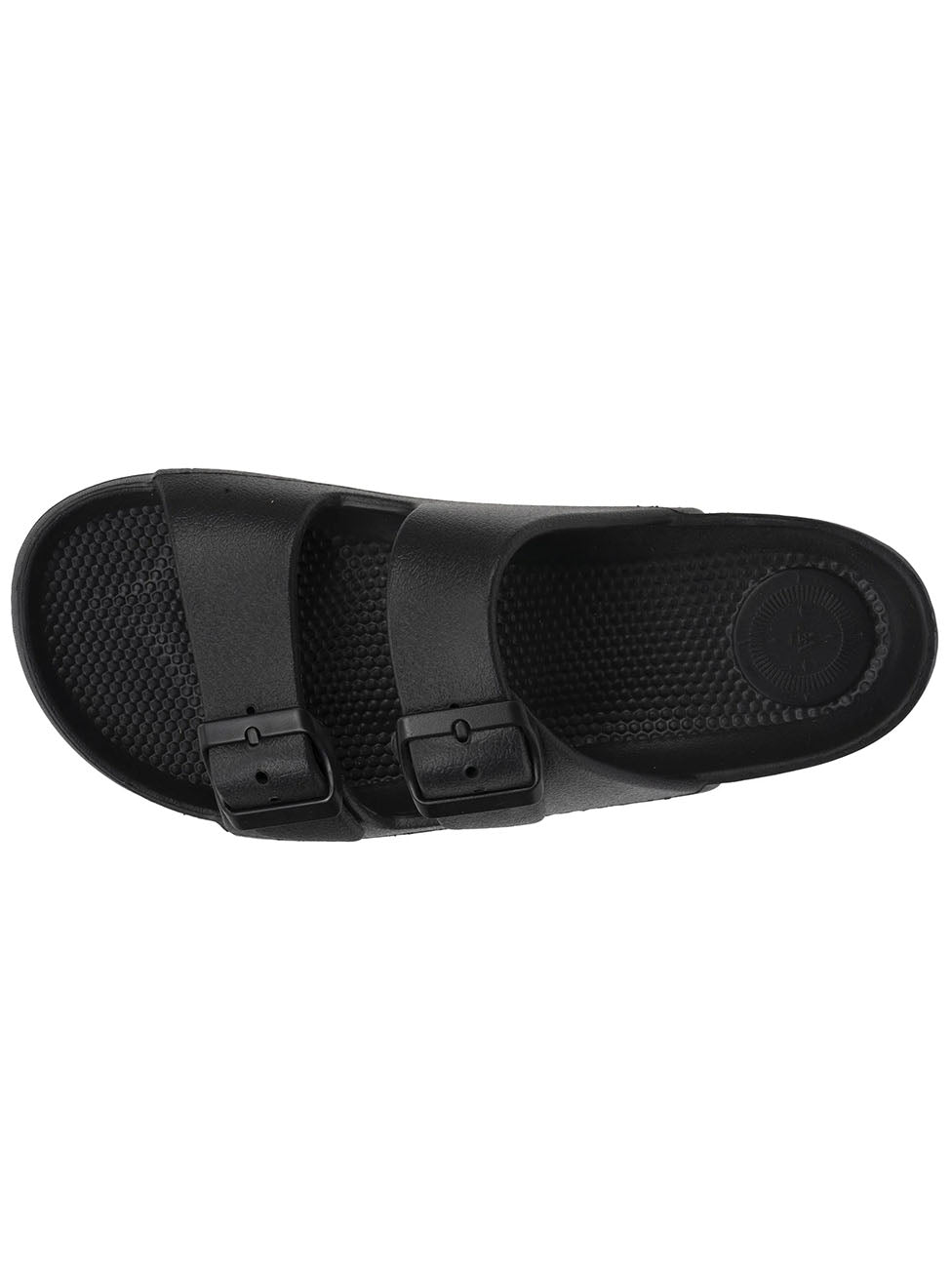 Isotoner Women's Adjustable Black Flip-Flops