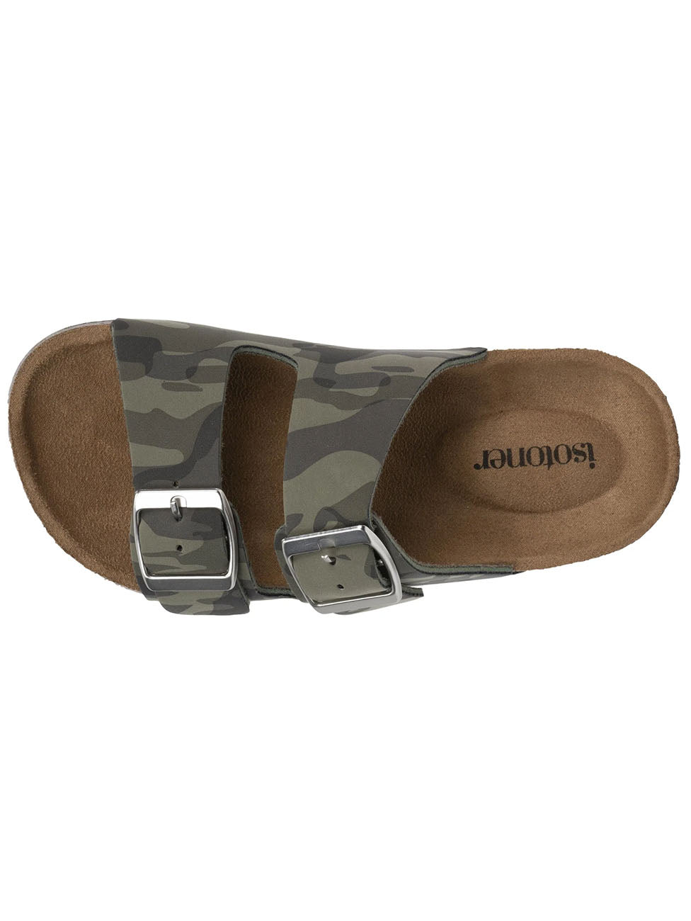 Isotoner Children's Double Strap Camo Mules