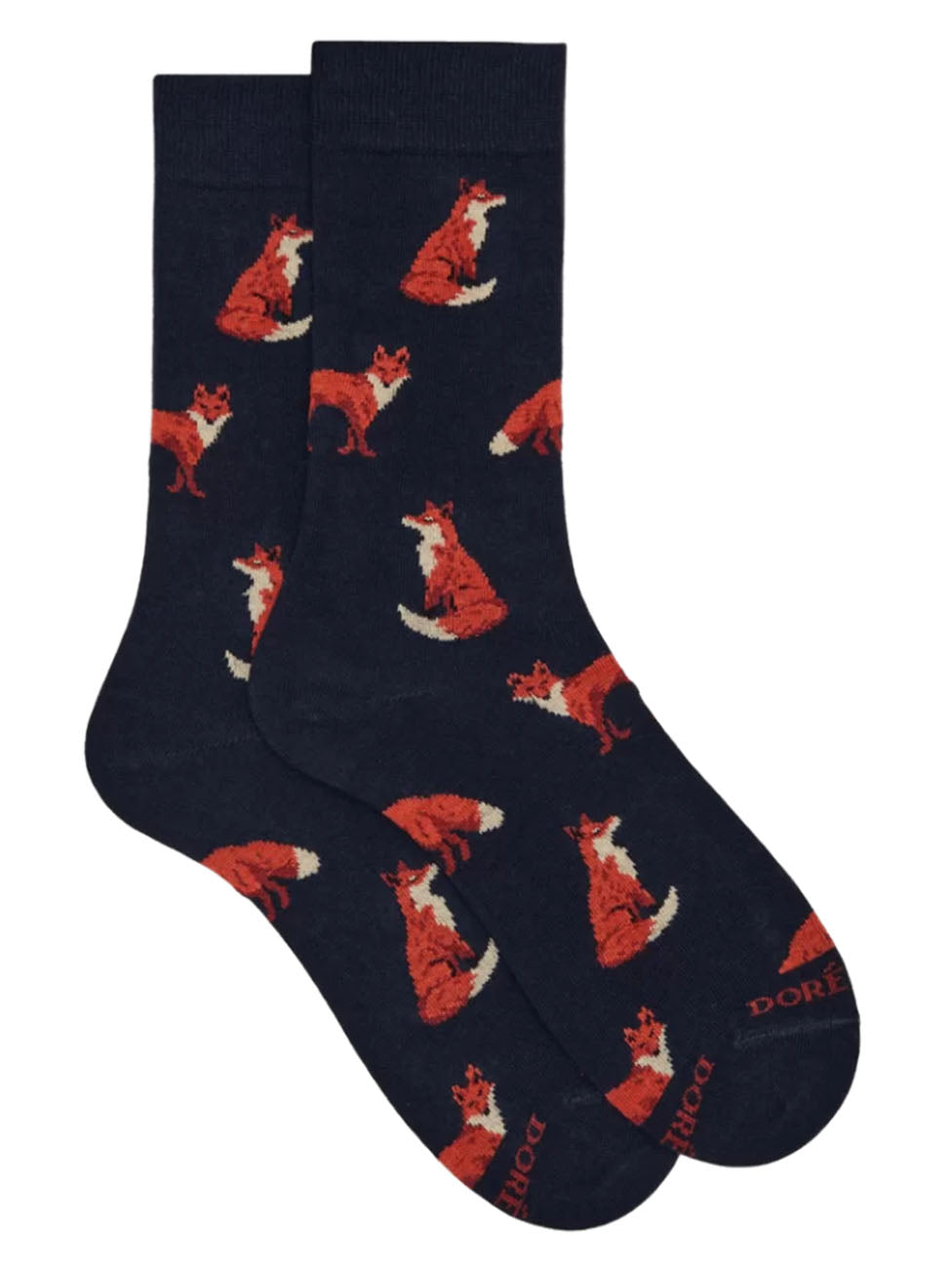 Doré Doré Fox Patterned Short Socks