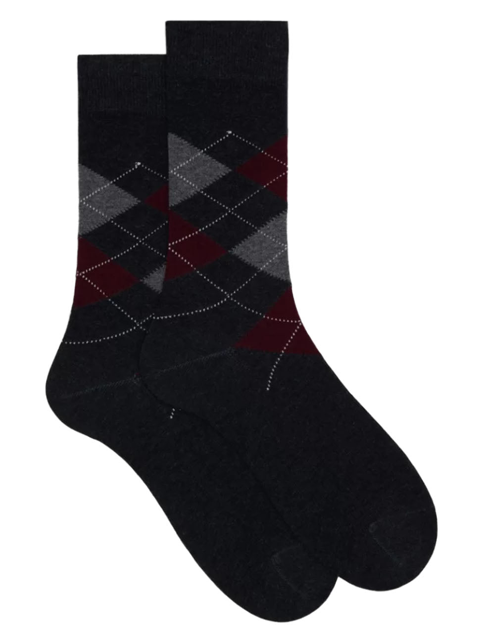 Doré Doré Three-color Patterned Short Socks