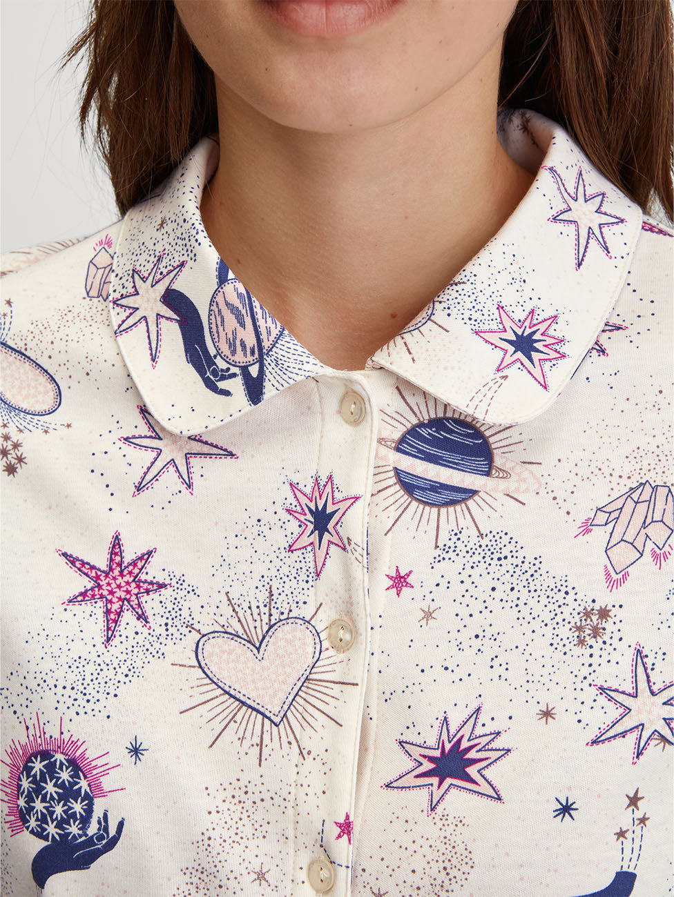 Calida Favourites Universe Women Shirt Long-Sleeve