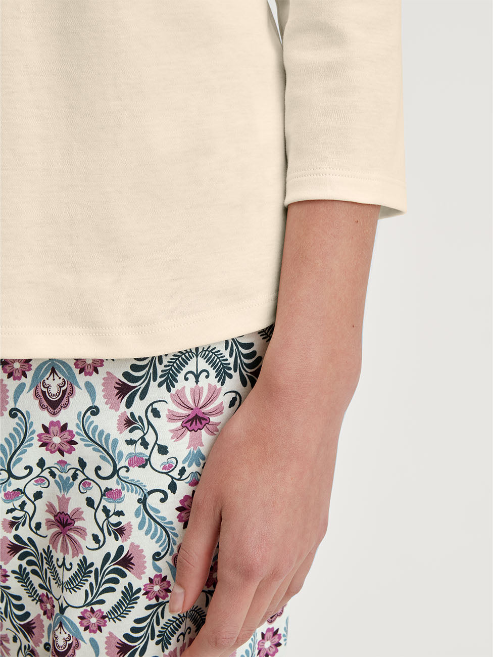 Calida Favourites Botanic Women Shirt 3/4 Sleeve