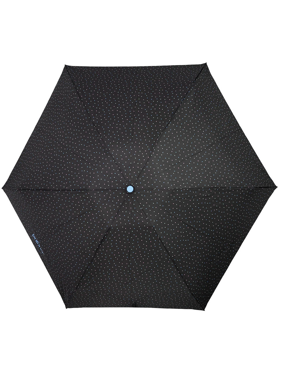 Isotoner Mini Auto Polka Dots Umbrella