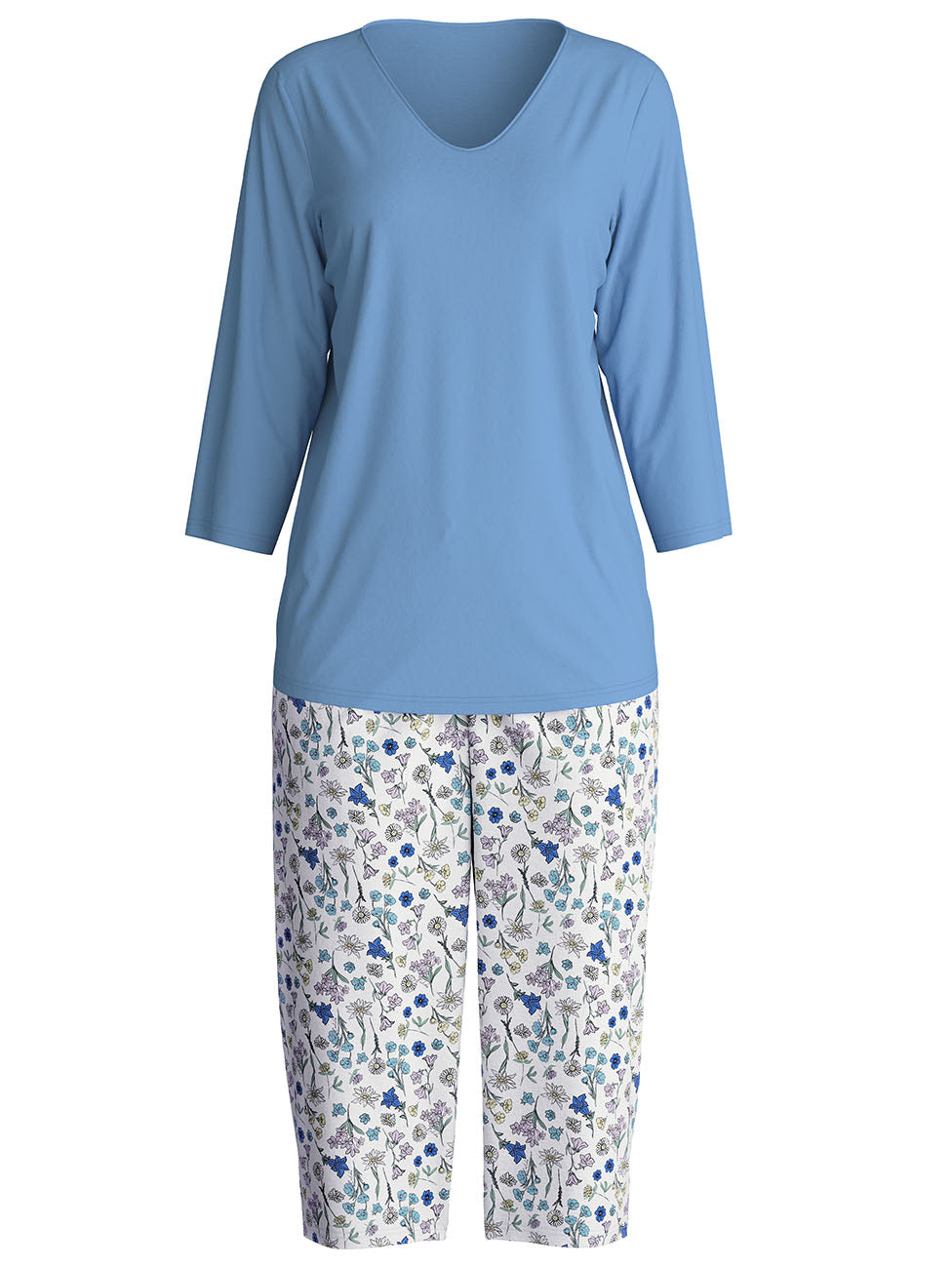 Calida Flower Nights Capri Pyjama