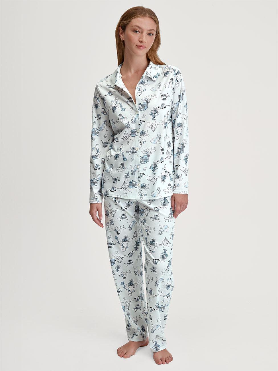 Calida Swiss Resort Button-Up Pyjama