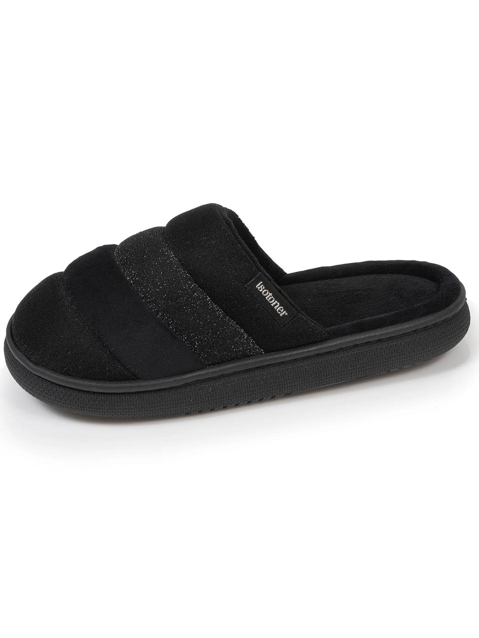 Isotoner Bloup Women's Black House Slippers
