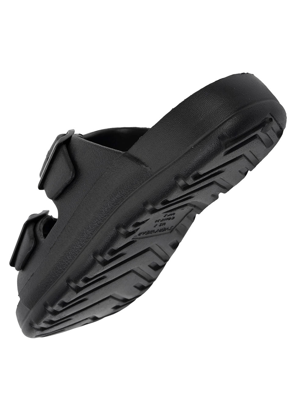 Isotoner Women's Adjustable Black Flip-Flops