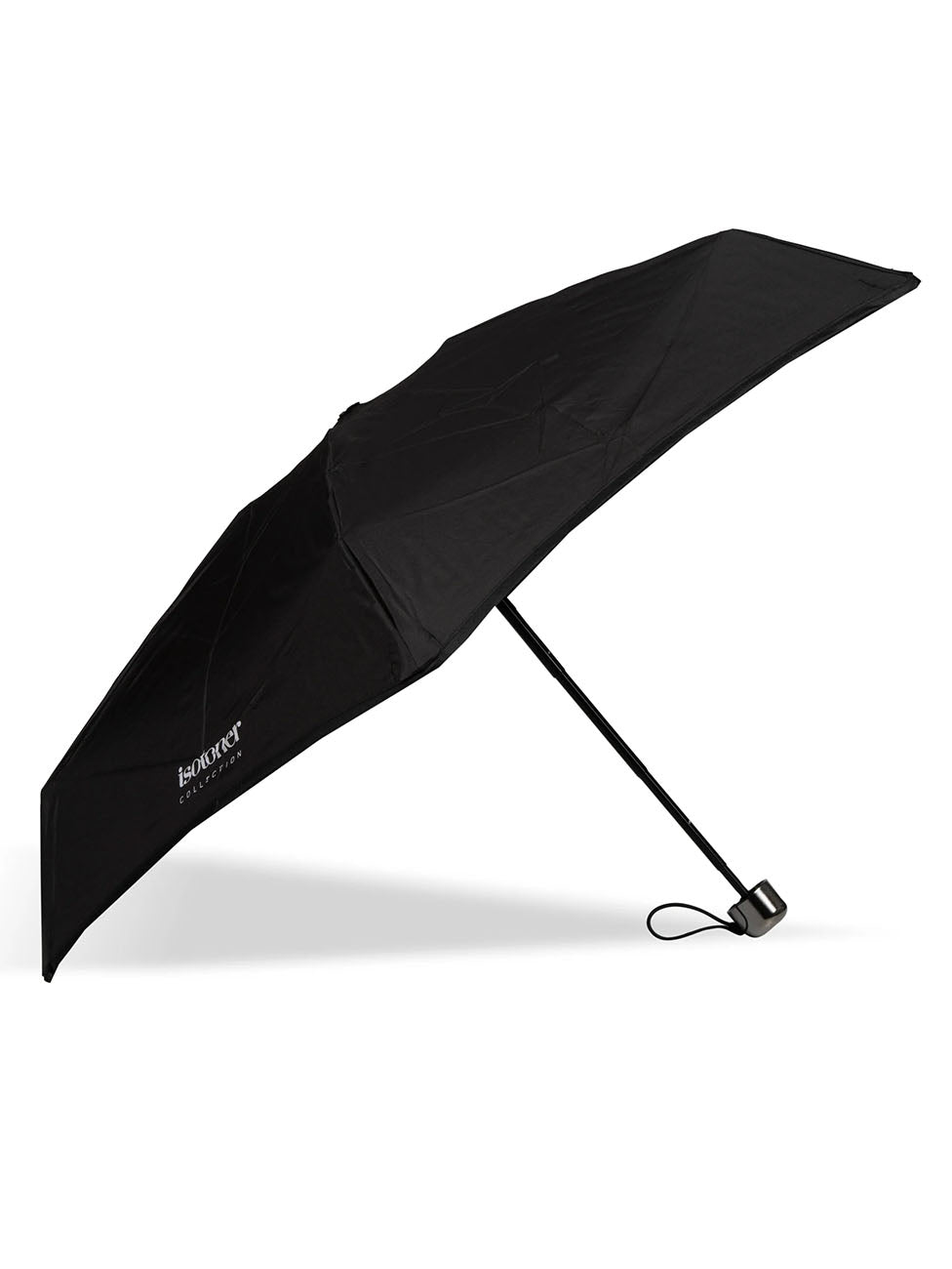Isotoner Black X-Tra Resistant Alpha Umbrella