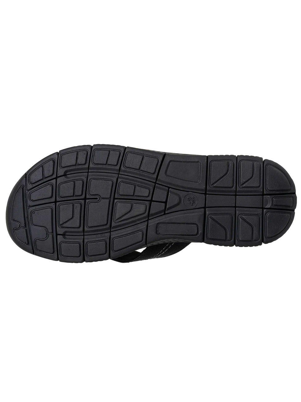 Isotoner Black Two-Tone Comfort Flip Flops