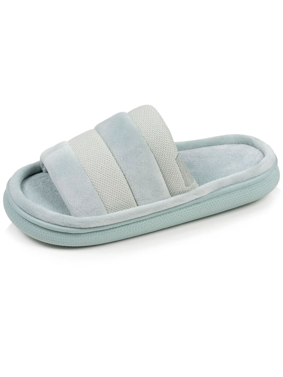 Isotoner Xtra Comfort Vert Amande Slippers
