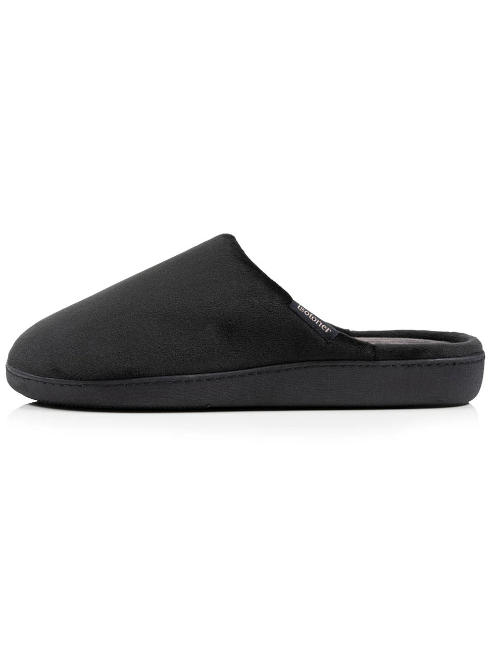 Isotoner Ergonomic Black Slippers