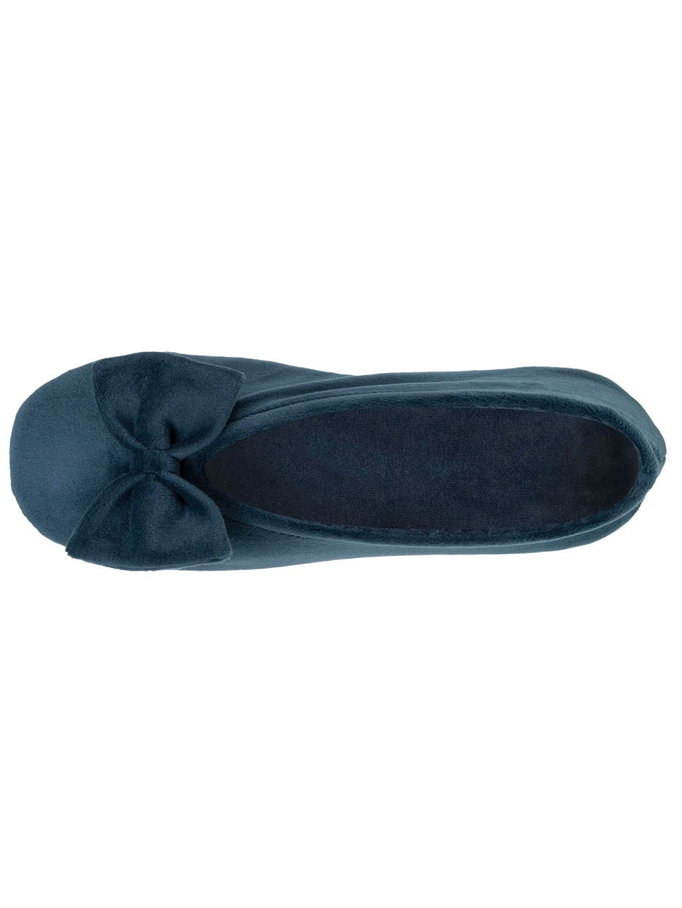 Isotoner Bleu Canard Ballerinas
