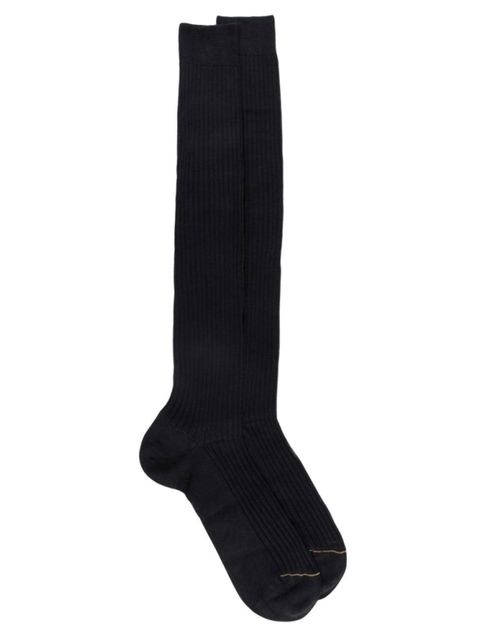 Doré Doré Ribbed Knee-High Socks In Mercerized Cotton Lisle