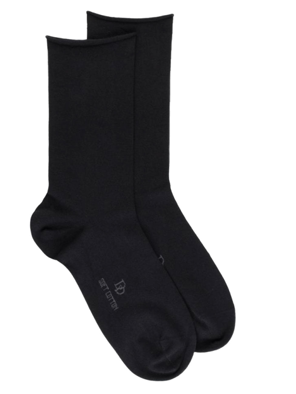 Doré Doré Soft Cotton Socks With Rolled Edges