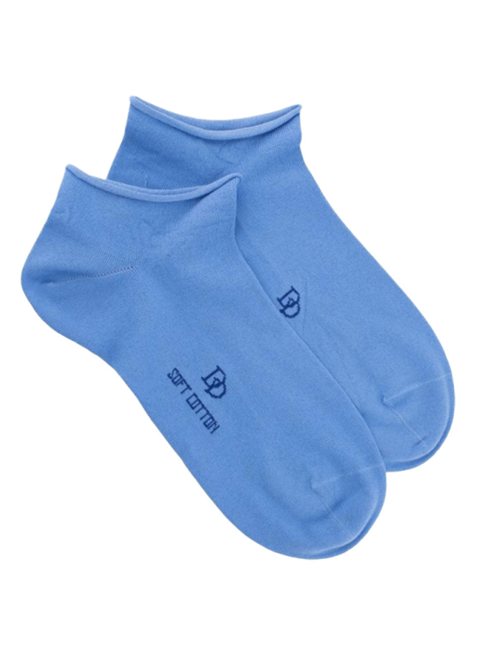 Doré Doré Ankle Socks With Roll-Top In Jersey Knit