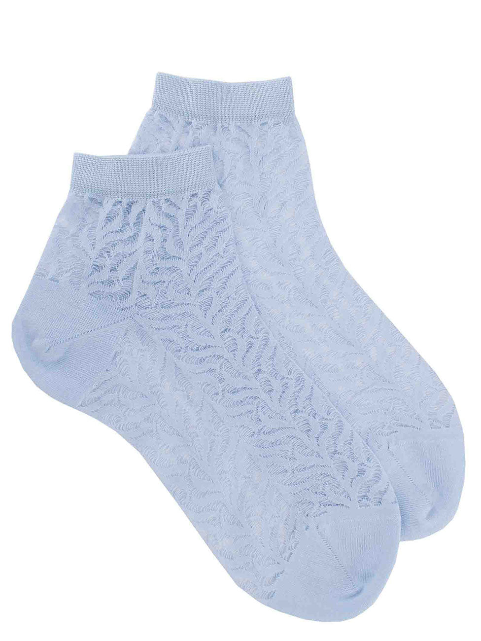 Doré Doré Openwork Cotton Lisle Ankle Socks