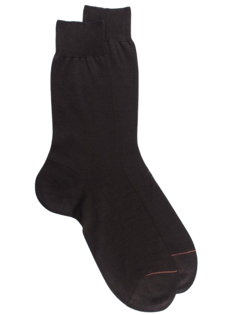 Doré Doré Men's Luxury Fine Cotton Lisle Ribbed Socks