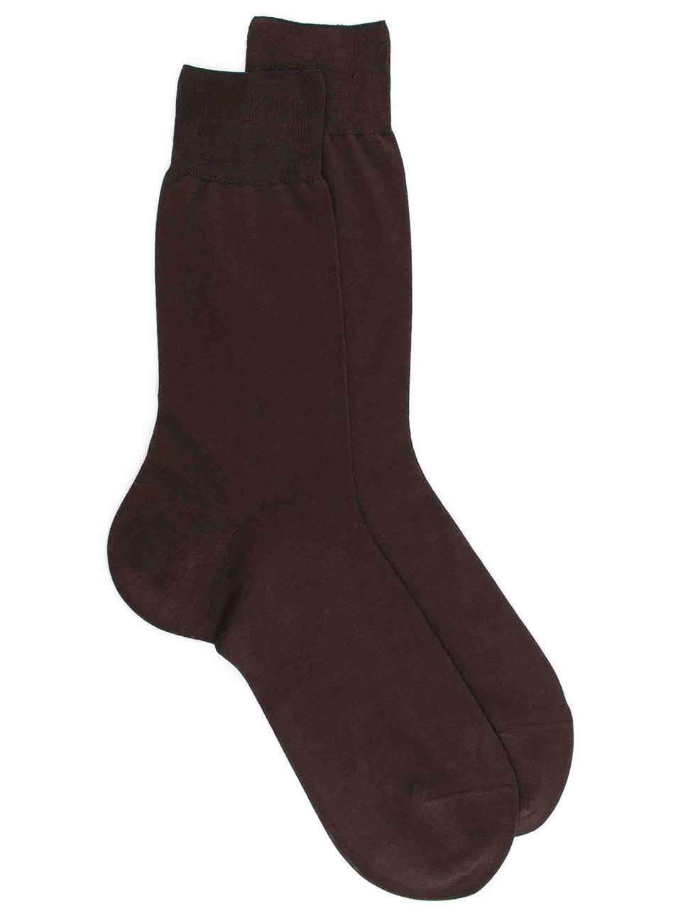 Doré Doré Men's Fine Mercerized Cotton Lisle Jersey Knit Socks