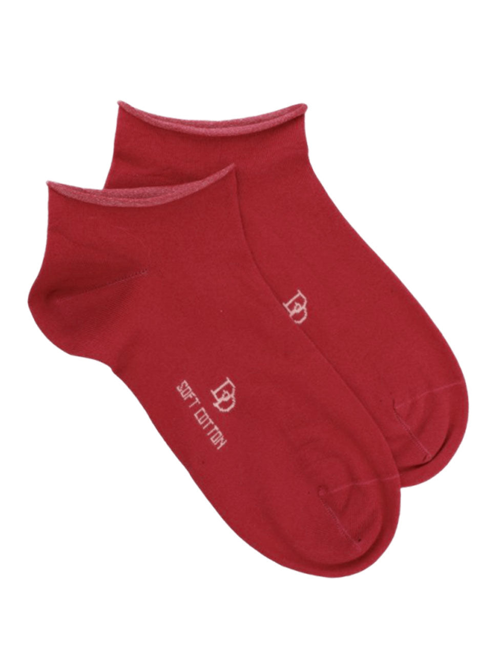 Doré Doré Ankle Socks With Roll-Top In Jersey Knit