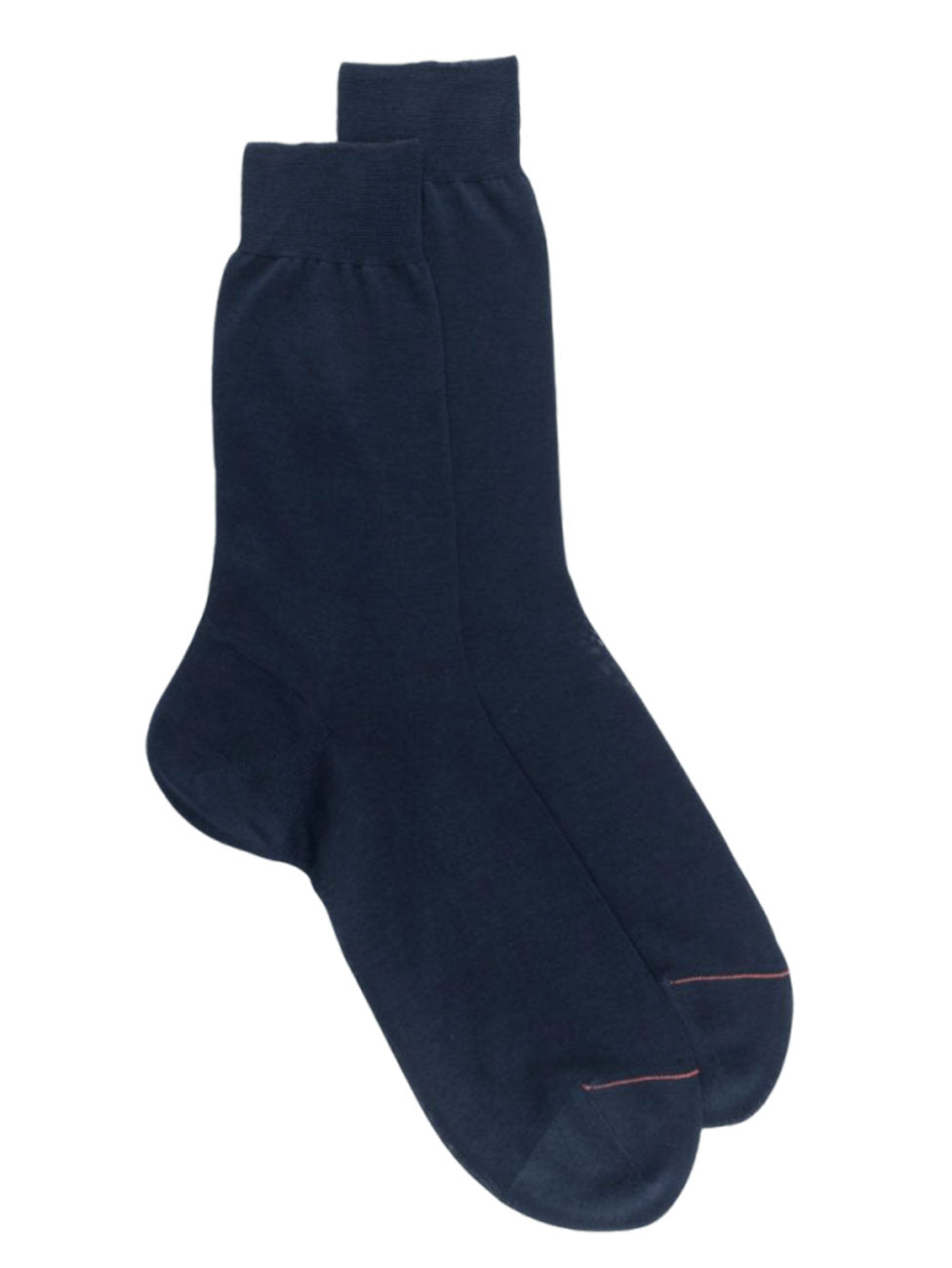 Doré Doré Men's Luxury Fine Cotton Lisle Ribbed Socks