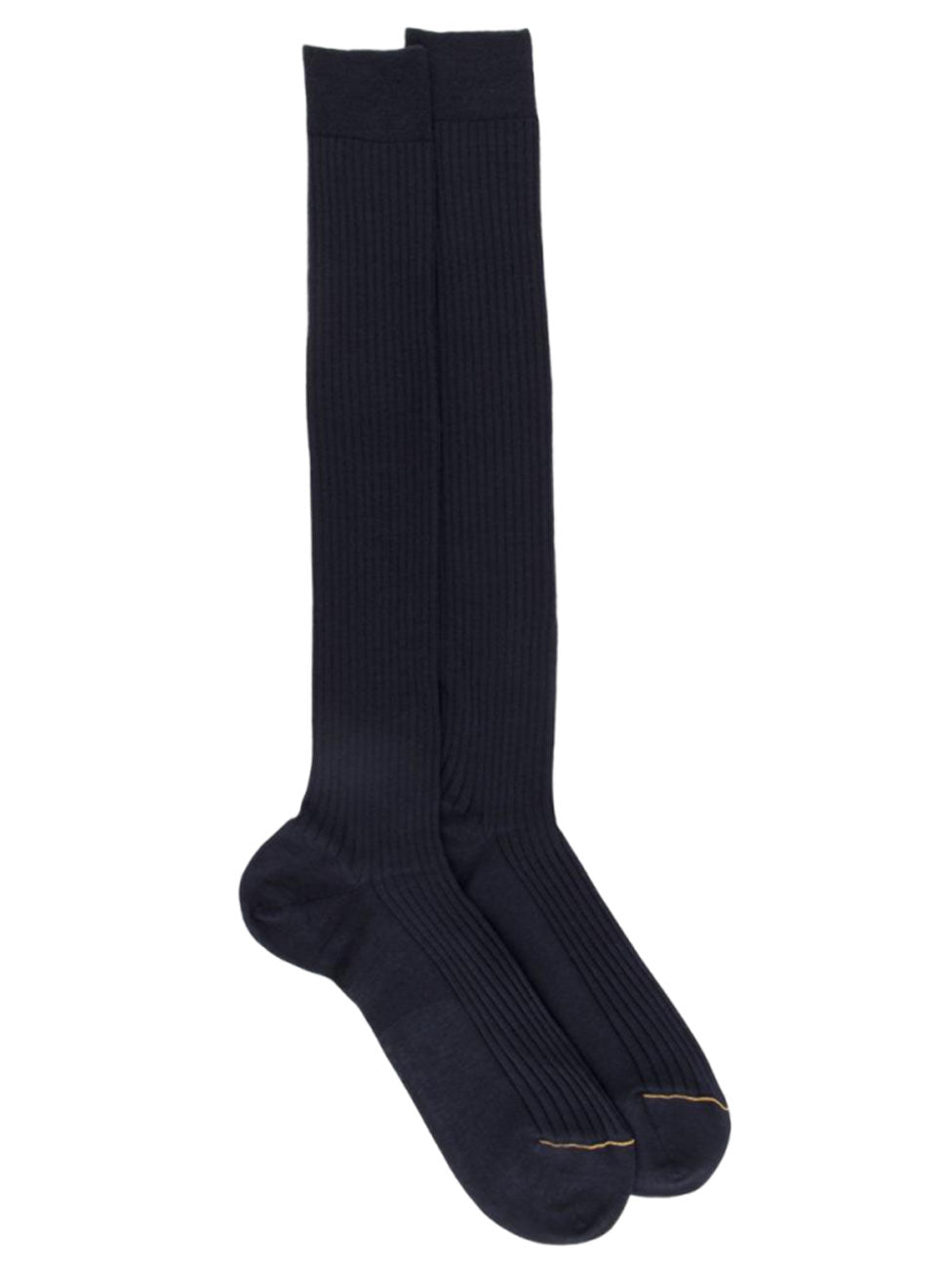 Doré Doré Men's Luxury Fine Merino Wool Ribbed Knee-High Socks