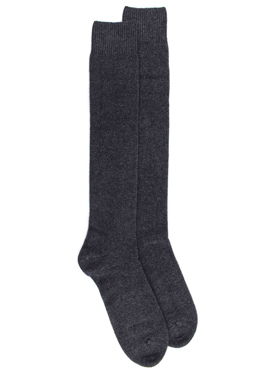 Doré Doré Men's Wool And Cashmere Jersey Knit Knee-High Socks