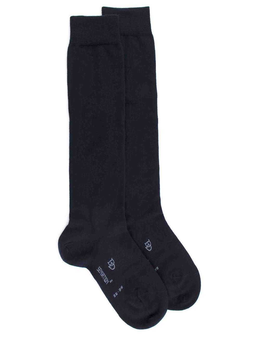 Doré Doré Wool And Cotton Jersey Knit Knee-High Socks