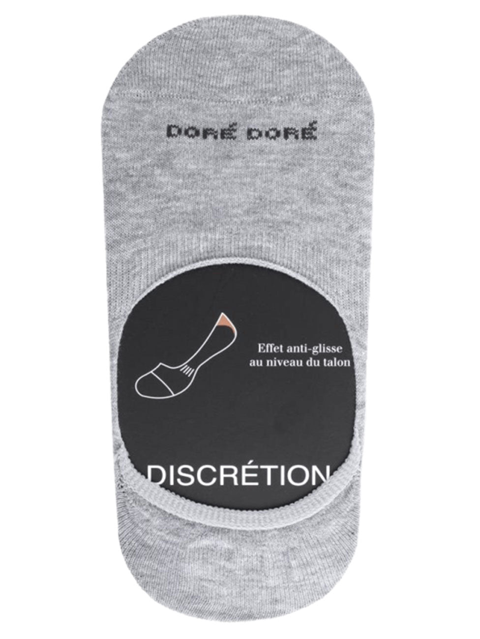 Doré Doré Egyptian Cotton Invisible Socks In Flat Knit