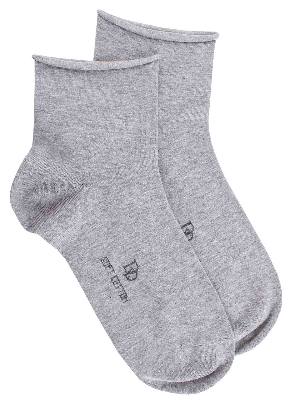 Doré Doré Jersey Knit Ankle Socks With Roll-Top