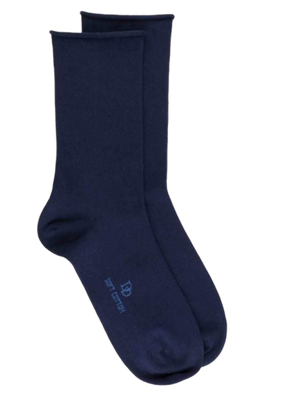 Doré Doré Soft Cotton Socks With Rolled Edges