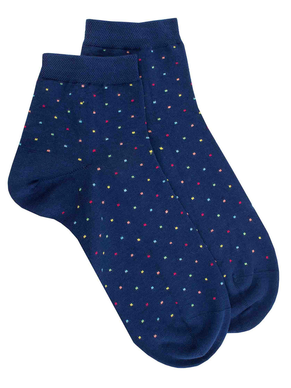 Doré Doré Cotton Socks With Micro Colored Dots