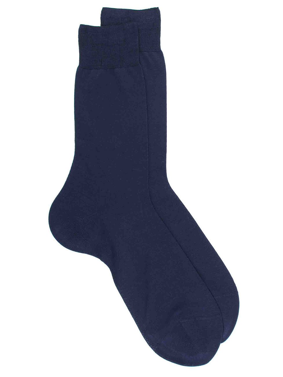 Doré Doré Men's Fine Mercerized Cotton Lisle Jersey Knit Socks